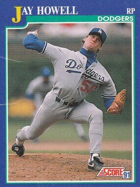 Jay Howell - Score '91 Baseball Card